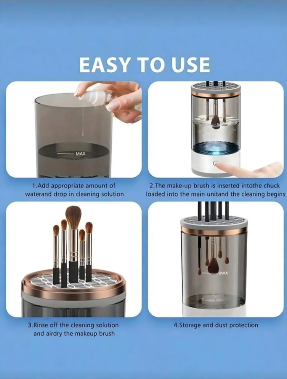 ELECTRIC MAKEUP BRUSH CLEANER