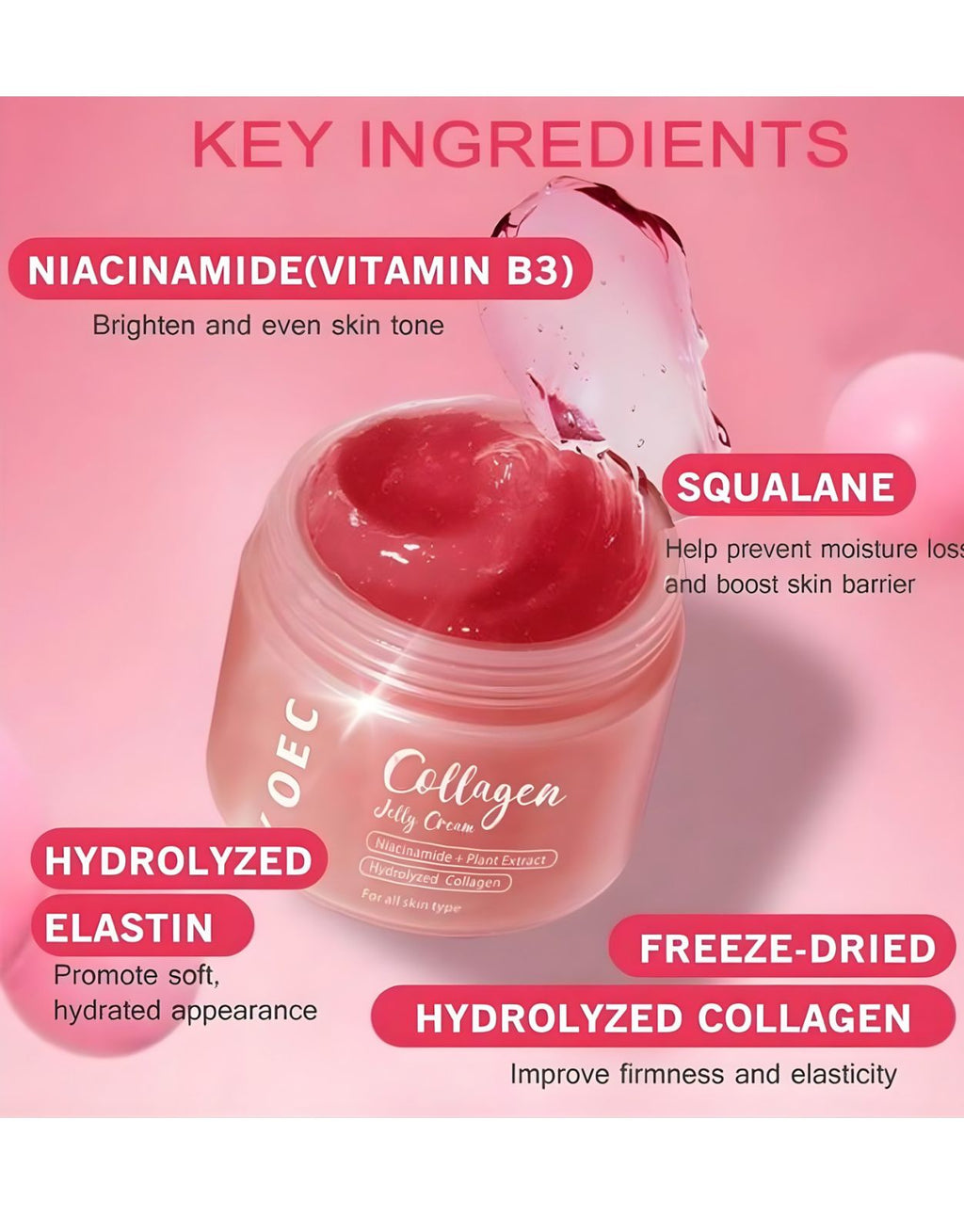 KOEC Collagen Niacinamide Jelly Cream