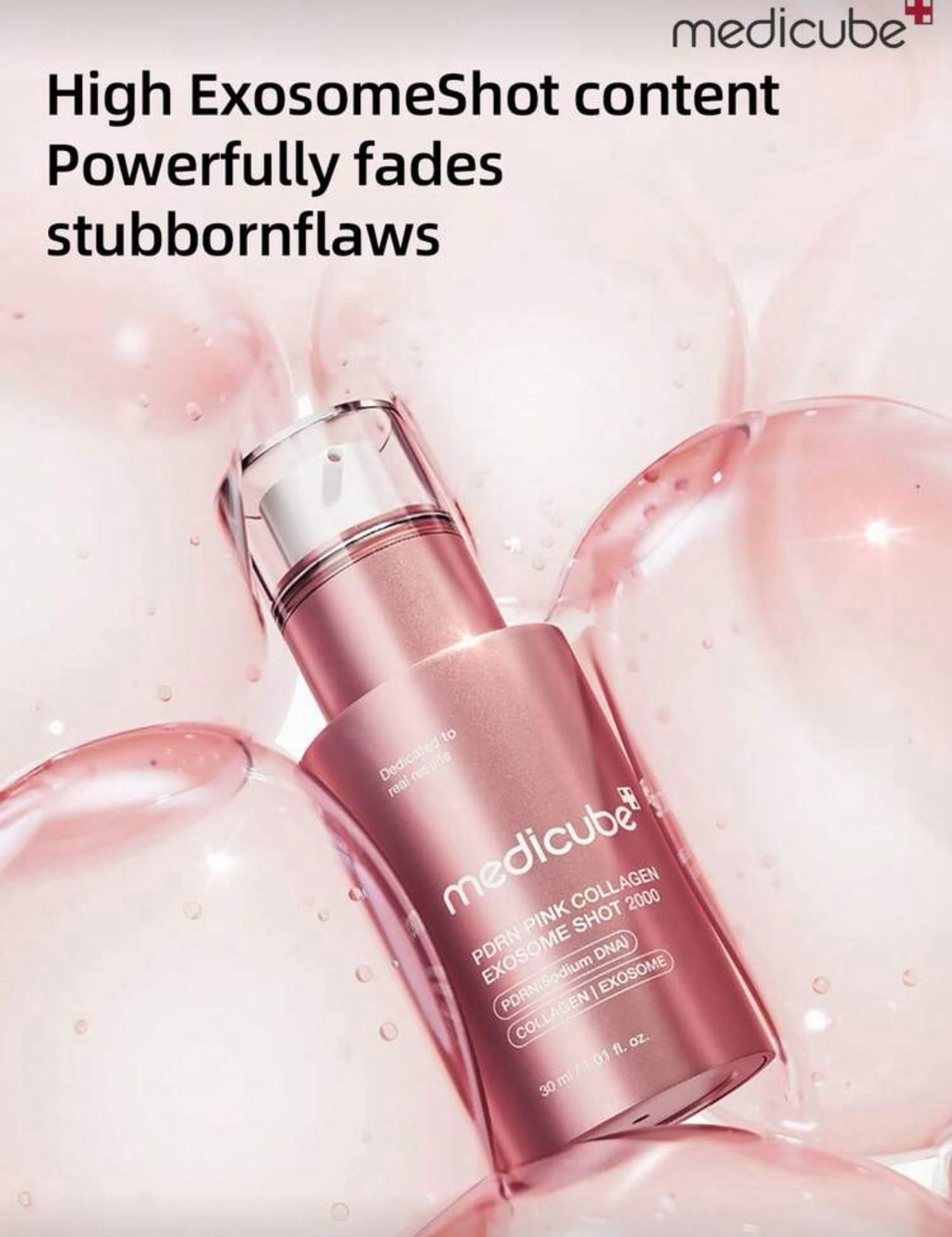 Medicube PDRN Pink Collagen Exosome Shot Serum