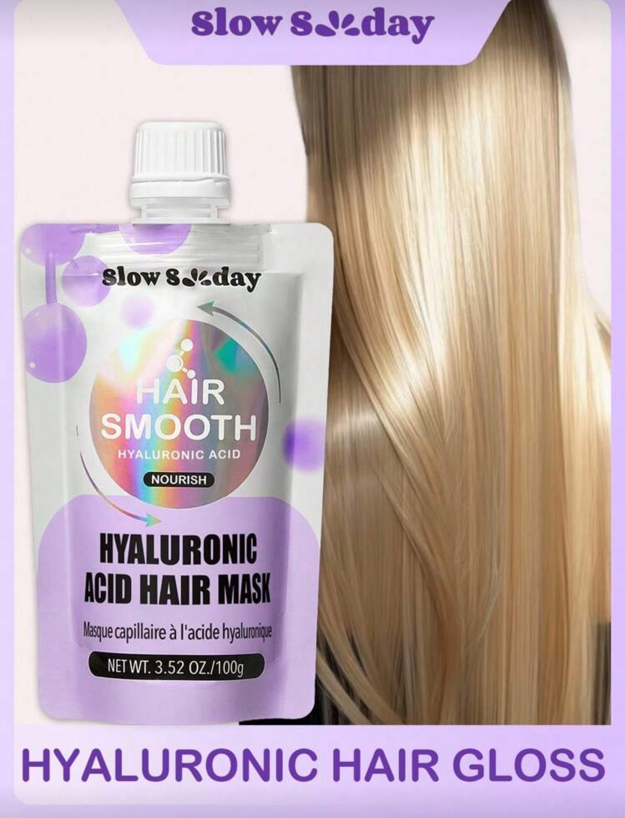 SlowSunday Hyaluronic Acid Hair Mask