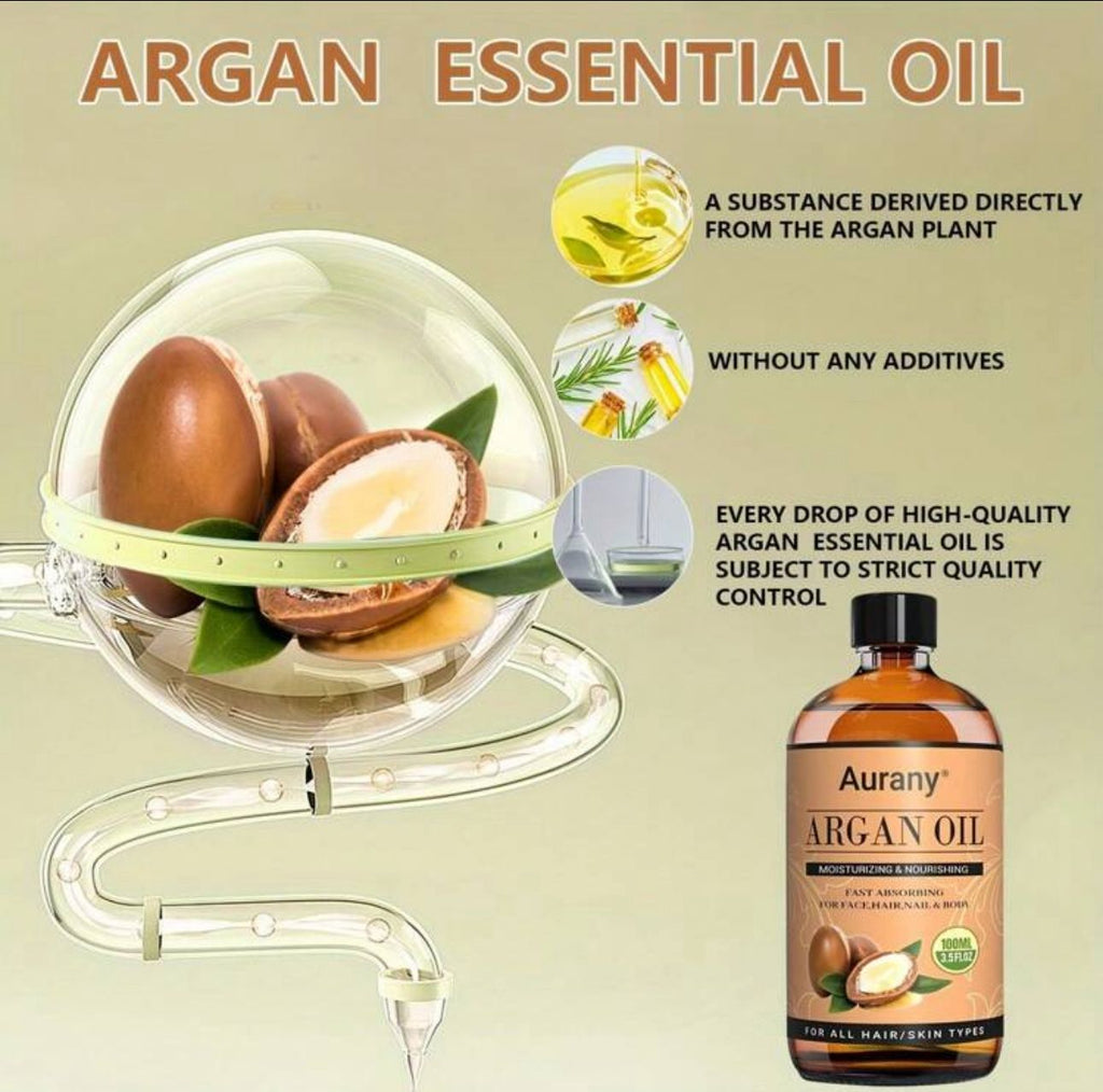 100% Pure and Natural Argan Essential Oil