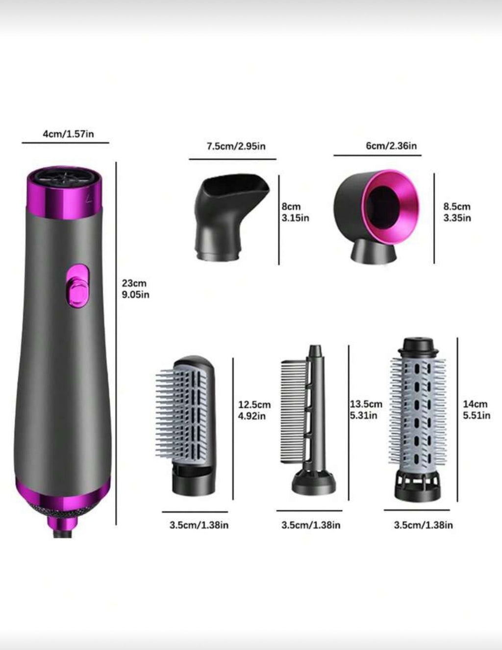Wireless USB Rechargeable Hair Straightening Brush