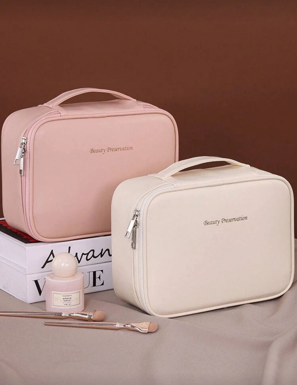 Multi-Layer Travel Makeup Organizer