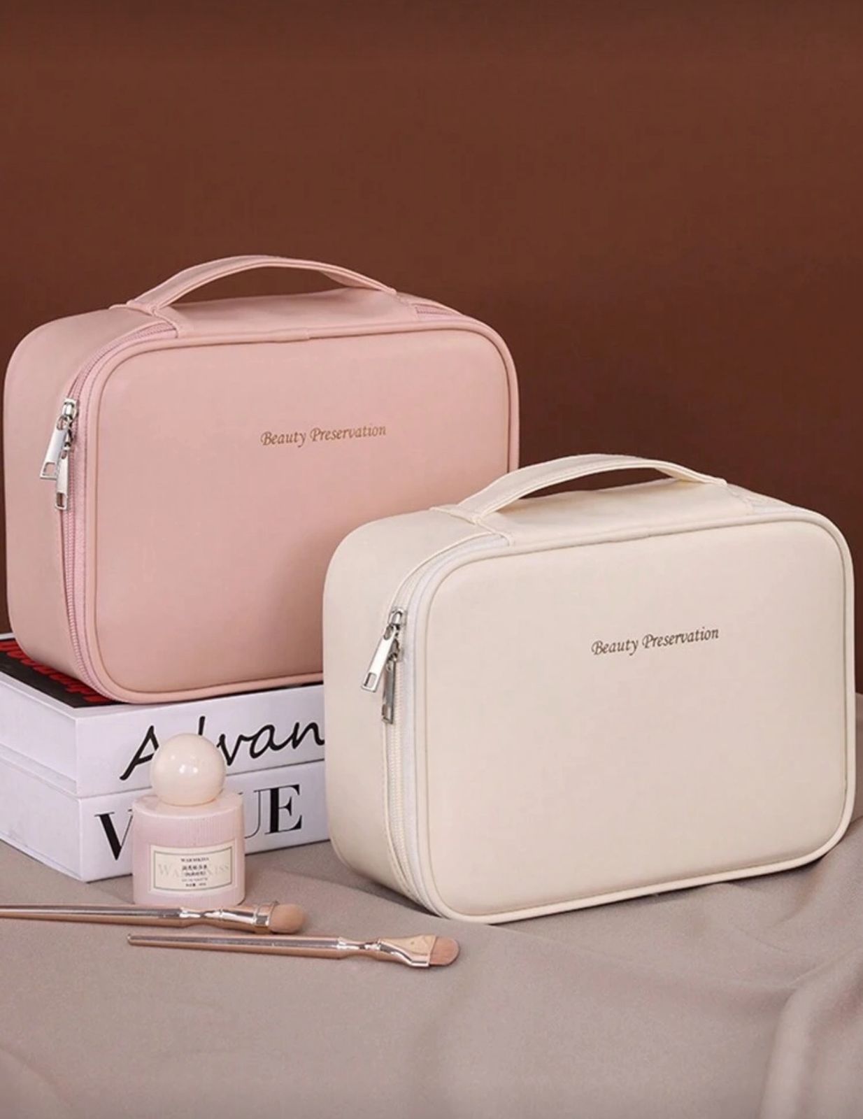 Multi-Layer Travel Makeup Organizer