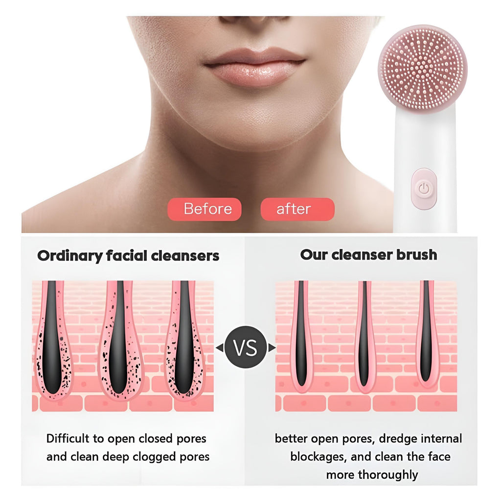 Hailicare Vibrating Facial Cleanser Brush