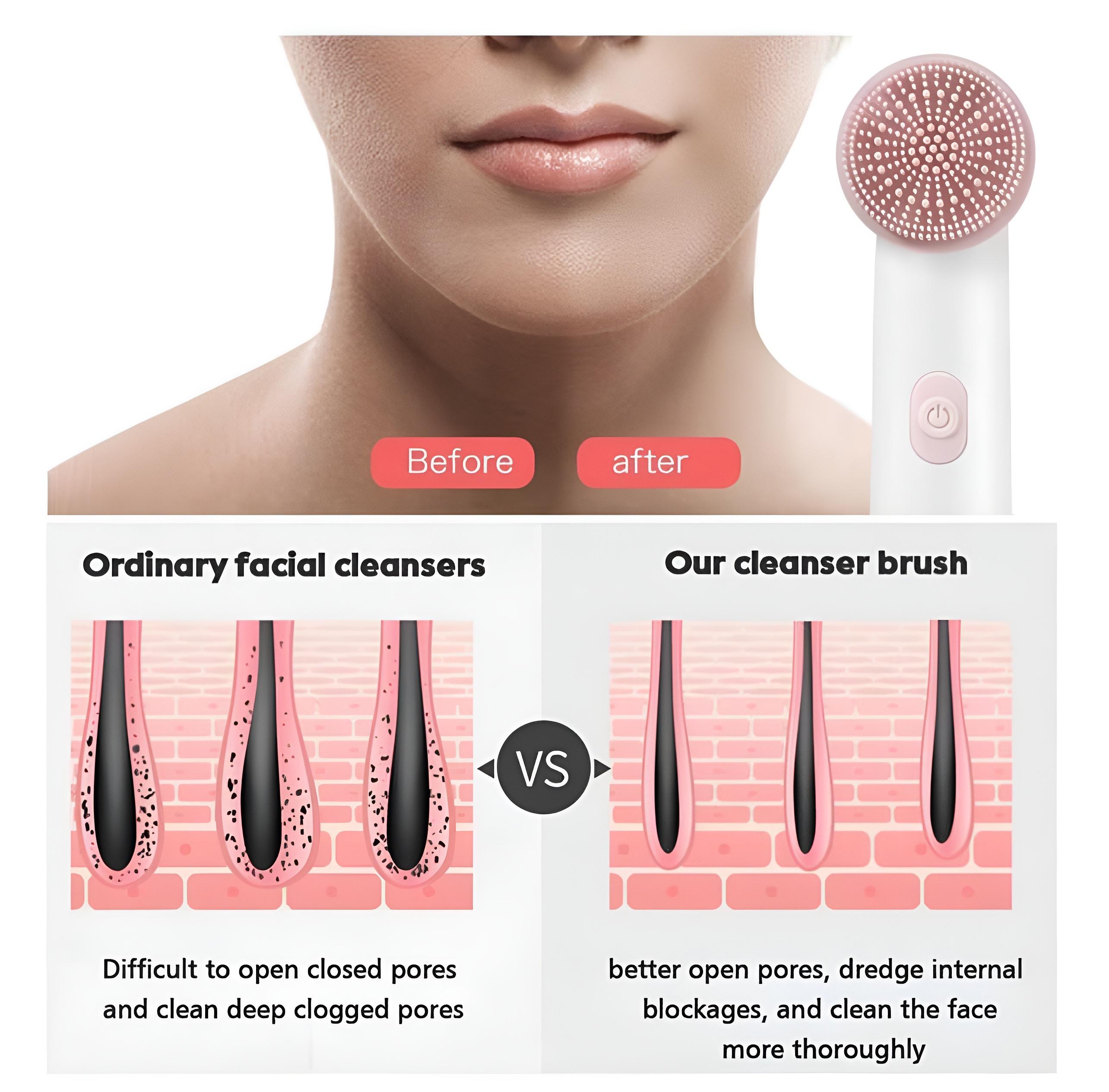 Hailicare Vibrating Facial Cleanser Brush