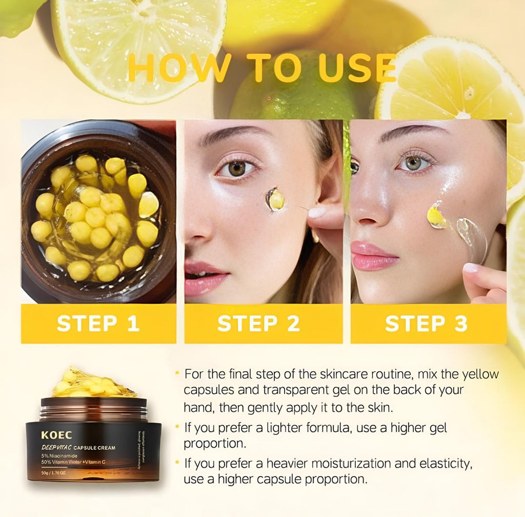 KOEC Skincare Face Cream Set - Triple Action Anti-Aging Collection