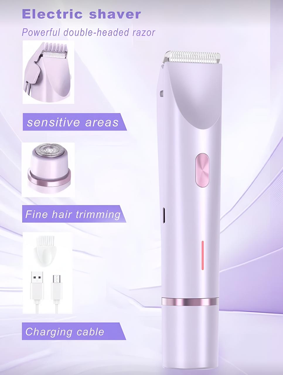 2-IN-1 Dual Head Electric Shaver