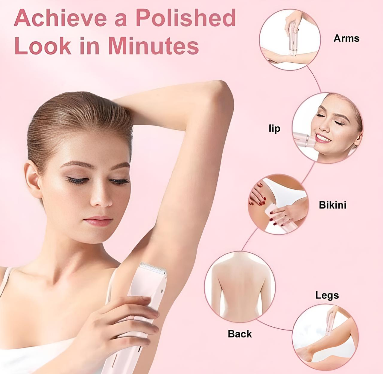 2-IN-1 Dual Head Electric Shaver