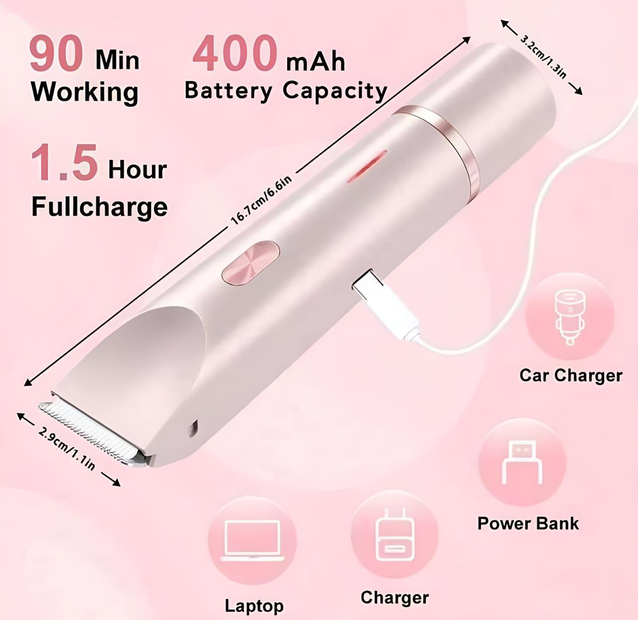 2-IN-1 Dual Head Electric Shaver