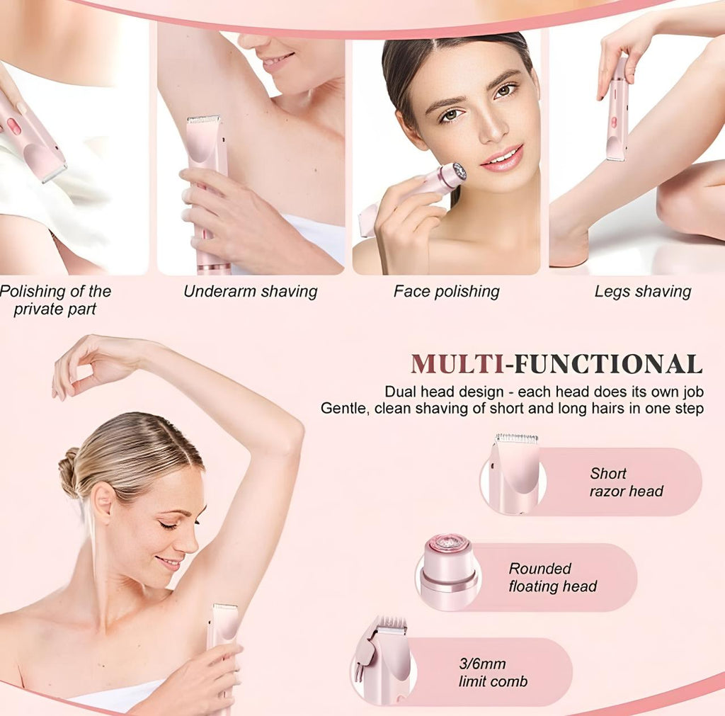 2-IN-1 Dual Head Electric Shaver